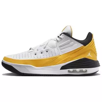 Jordan Max Aura 5 Белые Желтые Охровые Мужские Кроссовки Черные DZ4353-701