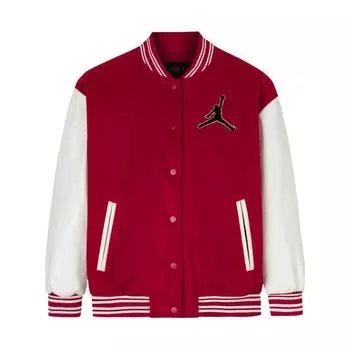 Jordan Модная хлопковая куртка с длинными рукавами и логотипом Color Block, детские куртки Jester-Red JD2342020GS-002 XL