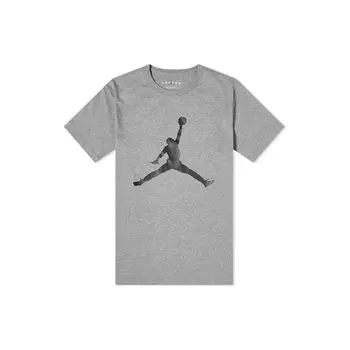 Jordan Мужская футболка с коротким рукавом с логотипом Jumpman серая уличная одежда CJ0921-091 L