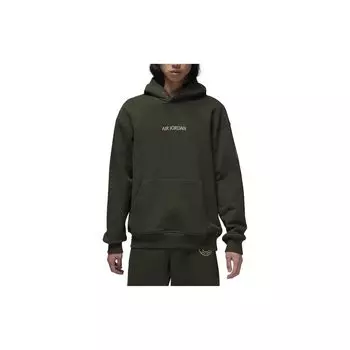 Jordan Мужская толстовка с капюшоном X PSG SS24 Letter Print, оливково-зеленая FN5325-355 M