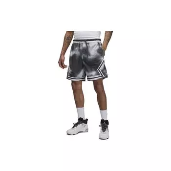 Jordan Мужские шорты Dri-FIT Sport с вышитым логотипом и принтом в стиле тай-дай, дышащие, на шнурке, черные FB7576-070 M