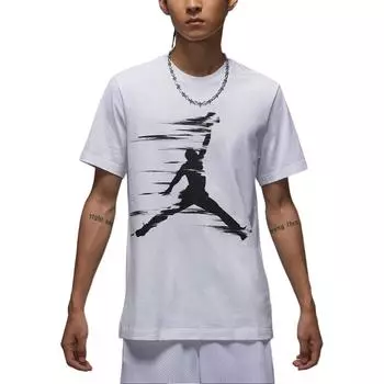 Jordan MVP Comfortable Soft Casual Sports Short Sleeve T-Shirt Men Tops White Black FZ1920-100
