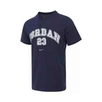 Jordan MVP Fashion Crew Neck Short Sleeve T-Shirt Men tops Blue IB7525-410 M