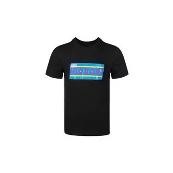 Jordan наклейка SS Crew Sport Повседневная футболка с коротким рукавом Мужские топы Черный CJ6247-010 M