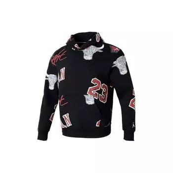 Мужская толстовка с капюшоном Jordan Printed Graphic, черная FN4546-010 L