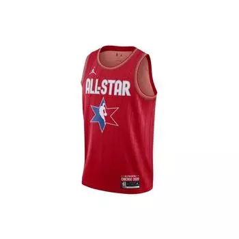 Jordan NBA All-Star Edition 2020 Фанатская версия Леонарда Нет. 2 дышащих мужских баскетбольных жилета прямого кроя, красные CJ1063-666 S