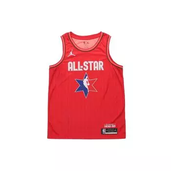 Jordan NBA All-Star Edition Swingman Jersey - Russell Westbrook 2020 All-Star Game Performance Basketball Vest Men Tops Red CJ1063-661 S