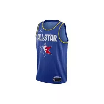 Jordan Майка NBA All Star Game, Лука Дончич #77 Мужская майка, синяя CJ1060-495 XL