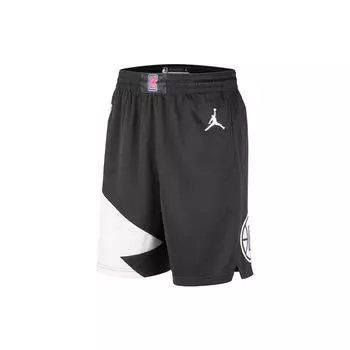 Jordan NBA Dri-FIT Los Angeles Clippers Color Blocked Elastic Waist Basketball Shorts Men shorts Black DO9431-010 M