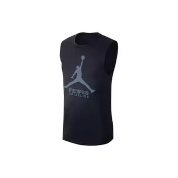 Jordan NBA Essential Memphis Grizzlies Logo Print Quick-Dry безрукавка баскетбольная майка мужская майка University-Deep-Blue FQ1981-419 S
