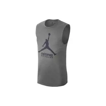 Jordan NBA Essential Memphis Grizzlies Logo Print Quick-Dry безрукавка баскетбольная майка мужская майка серая FQ1981-063 S