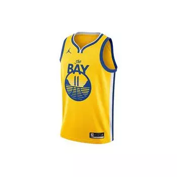Jordan NBA Fan Edition 20 Season Golden State Warriors Klay Thompson Performance Свободный дышащий баскетбольный жилет прямого кроя Мужские топы CV9477-732 S