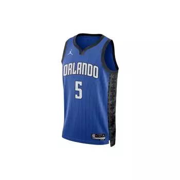 Jordan NBA Striped Pattern Letter And Number Print Basketball Jersey - SW Fan Edition Men Tops Deep-Blue DO9538-486 M