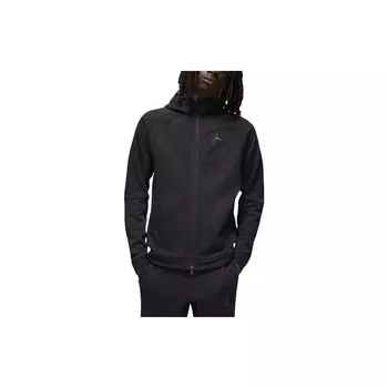 Jordan однотонная куртка с капюшоном на молнии и принтом логотипа, мужская верхняя одежда, черный DQ7324-010 M
