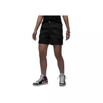 Jordan Outdoor Sports Простые универсальные повседневные шорты женские шорты черные FN5682-010 S