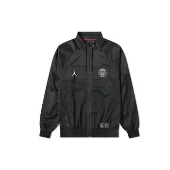 Jordan Paris Saint-Germain Crest Logo Flight Jacket Мужские куртки черные BQ8370-010 XS