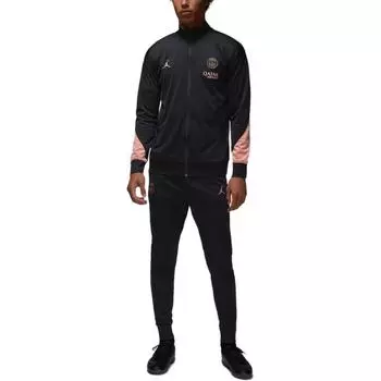 Jordan Paris Saint-Germain FW24 Dri-FIT Fashion Comfortable Soft Versatile Football Set Men sets Black Pink FQ2474-013 L