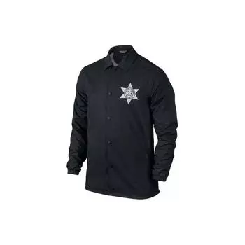 Jordan Pinnacle Letter Print однобортная куртка с длинным рукавом мужская куртка черная 835951-010 M