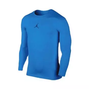 Jordan Повседневная спортивная футболка с длинным рукавом для мужчин, топы, синяя 685815-481 M