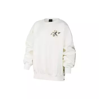 Jordan Повседневная толстовка с длинным рукавом Take Flight Snap Crew Neck Детская толстовка Sail FZ1950-133 S