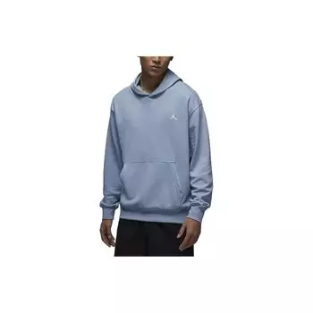 Jordan Повседневная толстовка с капюшоном Essentials с длинными рукавами, мужские топы, синий, серый FQ3679-436 M