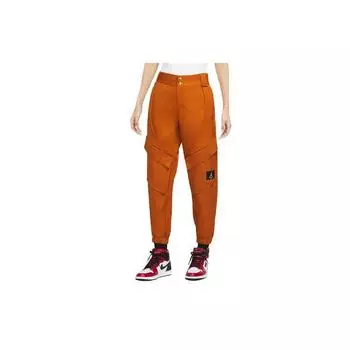 Jordan Повседневные брюки-карго Essentials, женские низы, желто-коричневые CW6452-231 S
