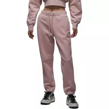 Jordan Повседневные удобные свободные спортивные брюки из мягкого флиса Flight Fleece, женские брюки Oxford-Pink FV7060-601 S