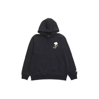 Jordan Floral Print Casual Pullover Hoodie Men Tops Black HF1175-010 S
