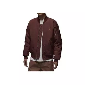 Jordan Renegade Essentials SS25 Comfortable Casual Warm Loose Cotton Jacket Men Jacket Brown HF9326-231 L