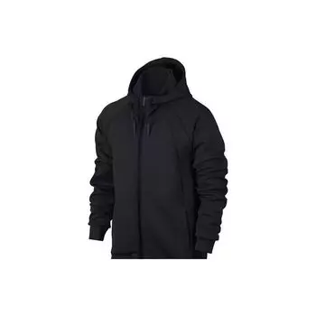 Jordan Solid Color Мужская куртка на молнии с капюшоном Верхняя одежда Черный 883984-010 M