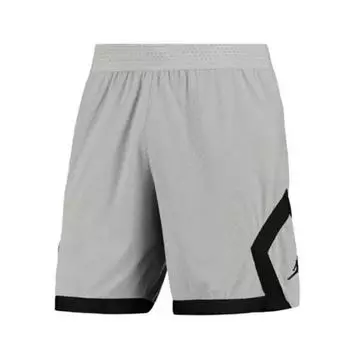 Jordan Однотонные шорты с логотипом и завязками на талии, прямые мужские шорты серого цвета DJ7699-077 L