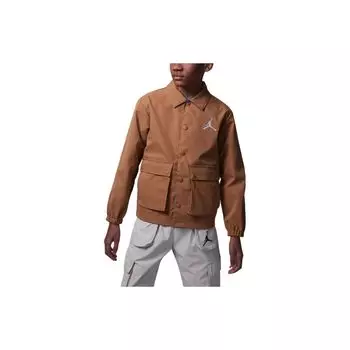 Jordan Solid Color Reversible Casual Jacket Детские куртки Темно-коричневые HF7168-245 S