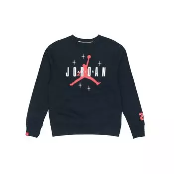 Jordan Sport Casual пуловер с круглым вырезом, мужские топы, черный DO9153-010 XL