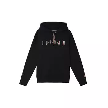 Jordan Sport DNA с однотонным логотипом, пуловер с капюшоном, толстовка с длинными рукавами, мужские топы, черный CK9568-011 XL