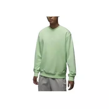 Jordan Sport Dri-Fit Crossover Crew Neck Comfortable Drop Shoulder Quick Dry Long Sleeve Sweatshirt Men Sweatshirt Steam-Green White FV8625-376 2XL