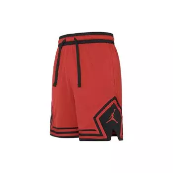 Jordan Sport Dri-Fit Полосатые повседневные шорты с завязками и прямыми штанинами Мужские брюки Красные DH9076-687 M