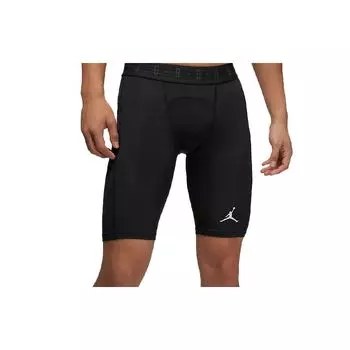 Jordan Sport Dri-Fit с логотипом, быстросохнущие влагоотводящие повседневные шорты для фитнеса, мужские брюки, черные DM1814-010