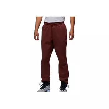Jordan Sport Hoop FW24 Dri-FIT Series Simple Comfortable Fashion Quick-Dry Sports Long Pants Men bottoms Light-Brown Black FV8605-231 L