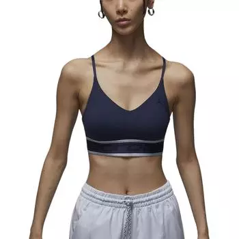 Jordan Sport Indy Dri-FIT Удобное мягкое влагоотводящее быстросохнущее спортивное нижнее белье Женское нижнее белье Полуночно-темно-синий Футбольно-серый Обсидиан FV6499-410 S