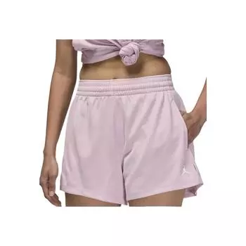 Jordan Sport Solid Logo Comfortable Athletic Shorts Women shorts Plum Chalk FN5162-513 XS