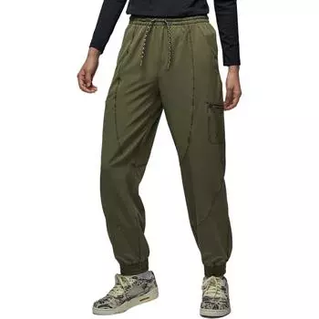 Jordan Sport Tunnel FW24 Wings Jumpman Simple Loose Fit Drawstring Cuff Quick-Dry Knitted Sports Pants Women pants Olive-Green Khaki-Green FB4660-222 XS