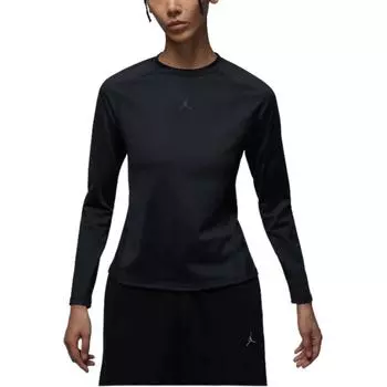 Jordan Спортивная футболка Dri-FIT с длинным рукавом, женская, черная FV6931-010 XL
