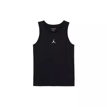 Jordan Спортивная майка с логотипом Solid, мужские топы, черные FQ6990-010 L