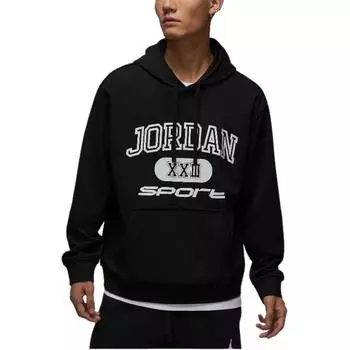 Jordan Спортивная толстовка с капюшоном Dri-FIT Crossover Outdoor Casual Sports Hoodie для мужчин, черная FV8627-010 S