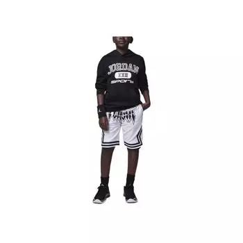 Jordan Спортивная толстовка с капюшоном и надписью Детские толстовки черного цвета HV1597-010 S