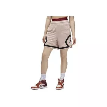 Jordan Спортивные быстросохнущие шорты с цветными блоками и логотипом, женские брюки, бежевый FB4589-207 M