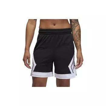 Jordan Спортивные шорты Diamond Colorblock Quick-Dry, дышащие, женские, черные, FB4589-010 S
