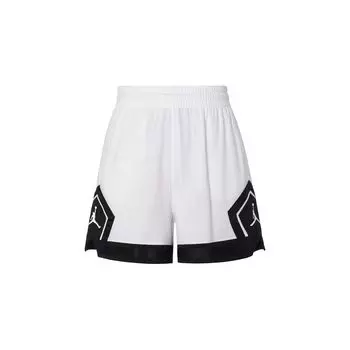 Jordan Спортивные шорты Diamond Quick-Dry Comfortable Sports Casual Shorts Women shorts White Black FN5135-101 M