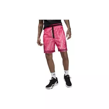 Jordan Спортивные шорты Dri-FIT Sport с принтом логотипа по всей поверхности и завязками, мужские шорты розового цвета FN5804-645 S