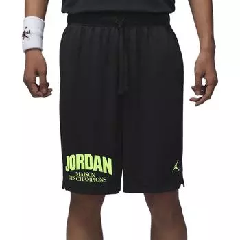 Jordan Sport Dri-FIT Удобные легкие сетчатые дышащие быстросохнущие баскетбольные шорты мужские шорты черные FZ9986-010 S
